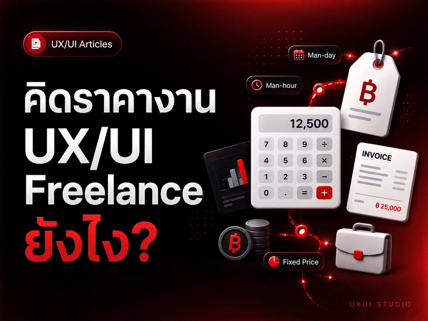คิดราคางาน UX/UI Freelance ยังไง?
